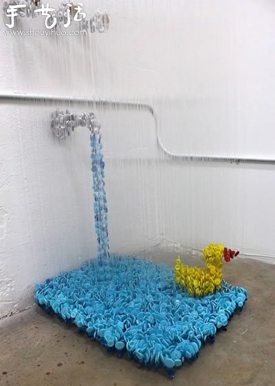 纽扣DIY的艺术作品(图14)