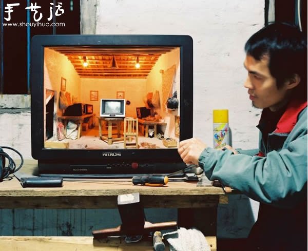 废旧电视里DIY的迷你世界(图5)