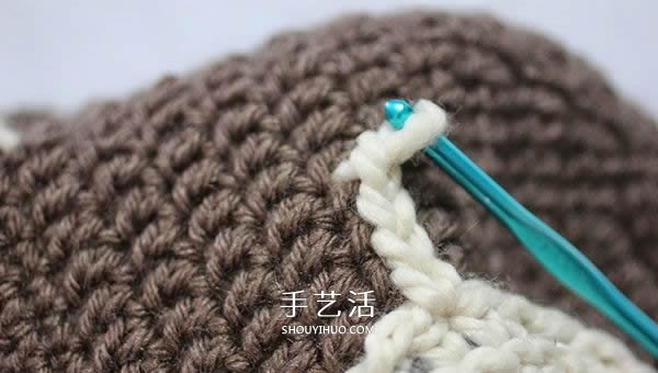 钩针编织儿童飞行员帽子 让孩子实现小小梦想(图9)
