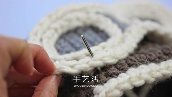 钩针编织儿童飞行员帽子 让孩子实现小小梦想(图8)