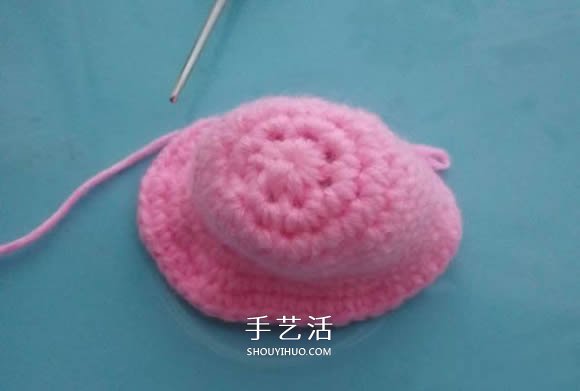可爱小猪佩奇钩织教程 钩针编织小猪佩奇图解(图4)