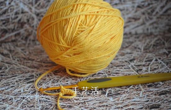 毛绒小鸡玩偶钩法图解 钩织可爱小鸡的方法(图3)