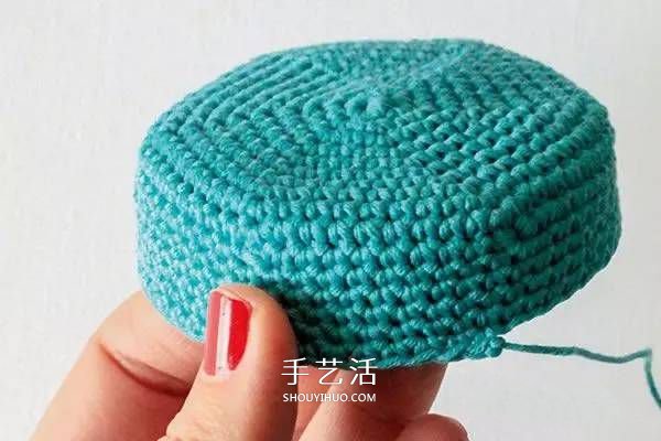 有爱的钩针编织！把玻璃罐做成卡通娃娃储物罐(图7)