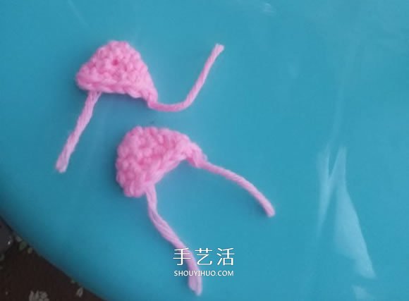 可爱小猪佩奇钩织教程 钩针编织小猪佩奇图解(图16)