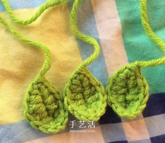 钩织草莓包包的方法 宝宝可爱草莓包的钩法(图9)