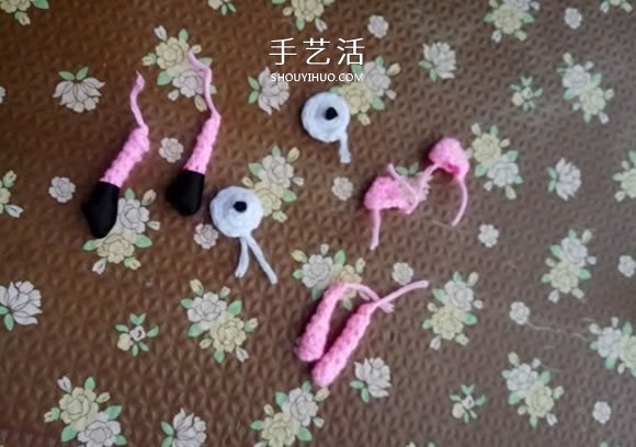 可爱小猪佩奇钩织教程 钩针编织小猪佩奇图解(图17)