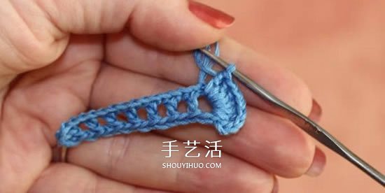 钩织蜻蜓的钩法图解 可用作衣物上的漂亮装饰(图11)