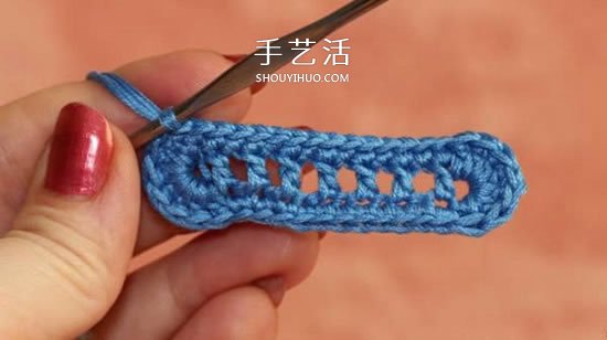 钩织蜻蜓的钩法图解 可用作衣物上的漂亮装饰(图12)