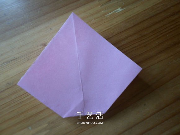 简单易学的折纸蝴蝶结 正方形纸折蝴蝶结折法(图7)
