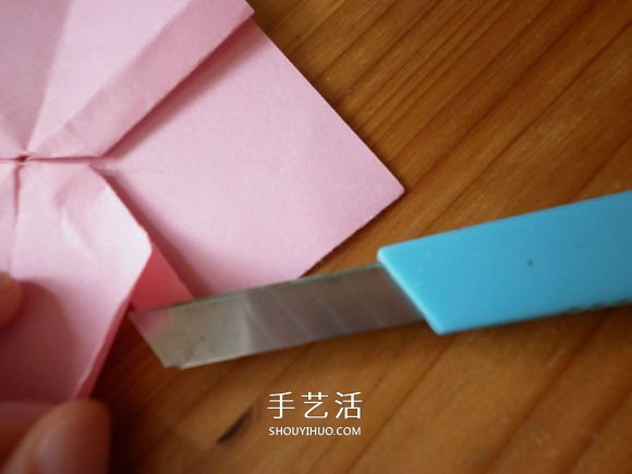 简单易学的折纸蝴蝶结 正方形纸折蝴蝶结折法(图10)