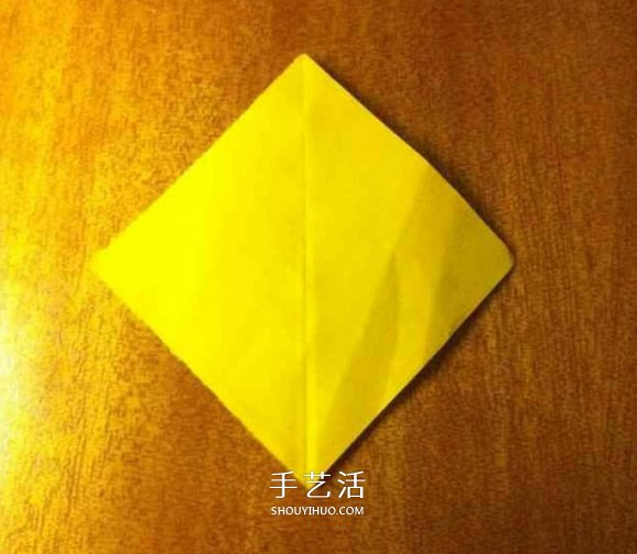 幼儿枫叶的折纸方法 简单折叠枫叶图解教程(图4)
