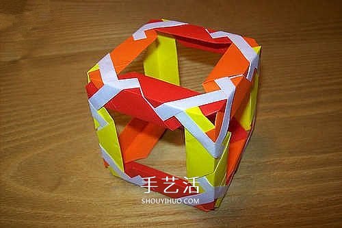 折纸魔方的方法图解 手工立方体方块的折法(图21)
