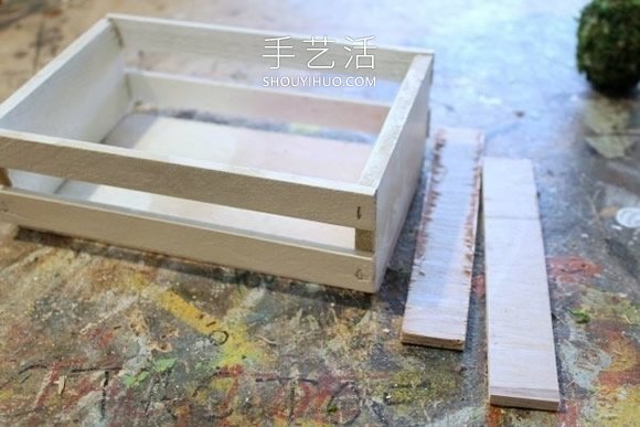 板条箱改造DIY老旧复活节装饰的做法教程(图2)