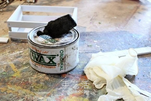 板条箱改造DIY老旧复活节装饰的做法教程(图3)