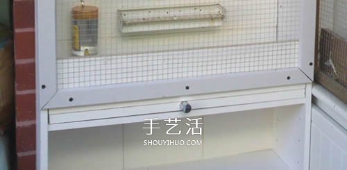 旧书架改造鸟柜的方法 旧家具DIY制作超大鸟笼(图9)