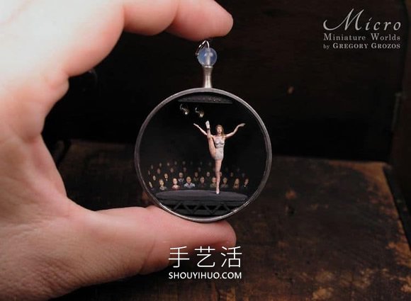 古董怀表化身微型世界！怀旧物件DIY迷你奇幻童话(图11)