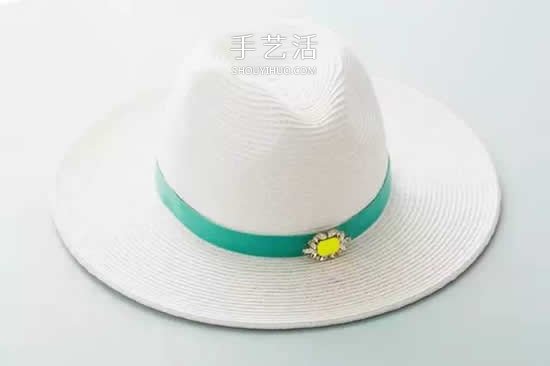 去年的遮阳帽戴腻了 简单改造一下美腻朋友圈(图5)