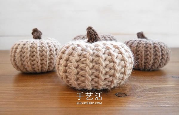 温暖人心的小物！ 钩织可爱小南瓜装饰的方法(图15)
