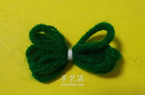 手工钩针编织圣诞花环挂饰的方法图解(图8)