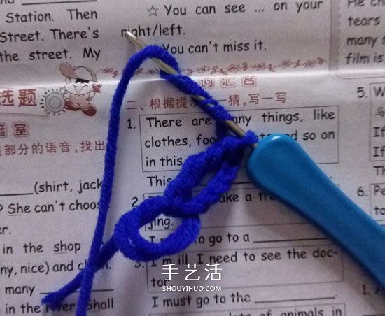 小巧可爱的装饰 手工钩针编织蝴蝶结的图解(图5)