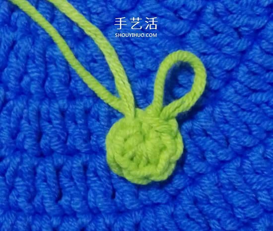 好看樱草花坐垫的编织图解 让你舍不得用！(图2)