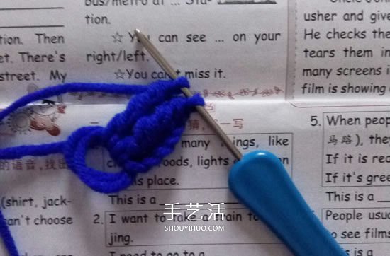 小巧可爱的装饰 手工钩针编织蝴蝶结的图解(图8)