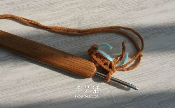 毛线钩织小熊的方法 可爱小熊玩偶的钩法图解(图15)