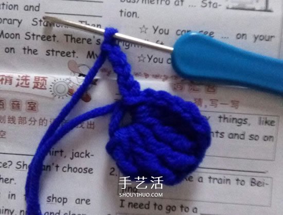 小巧可爱的装饰 手工钩针编织蝴蝶结的图解(图13)