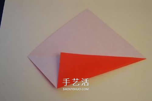 折纸圣诞帽的方法图解 简单圣诞帽的折法步骤(图5)