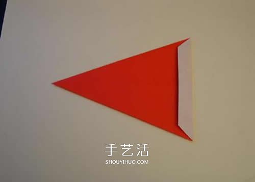 折纸圣诞帽的方法图解 简单圣诞帽的折法步骤(图13)