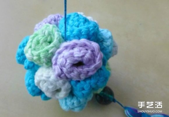 钩针手工编织药玉的方法 有吉祥如意的寓意(图18)