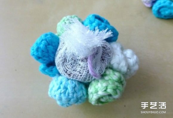 钩针手工编织药玉的方法 有吉祥如意的寓意(图15)