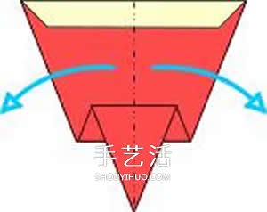 圣诞靴的折纸方法图解 幼儿折圣诞靴的教程(图13)