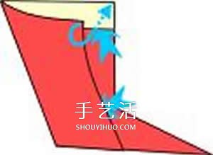 圣诞靴的折纸方法图解 幼儿折圣诞靴的教程(图17)