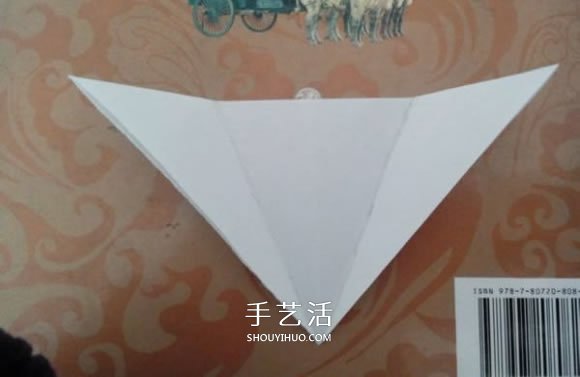 最简单元宝的叠法图解 怎么折纸元宝的方法(图5)