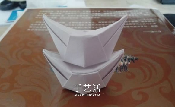 最简单元宝的叠法图解 怎么折纸元宝的方法 - 双维造物网