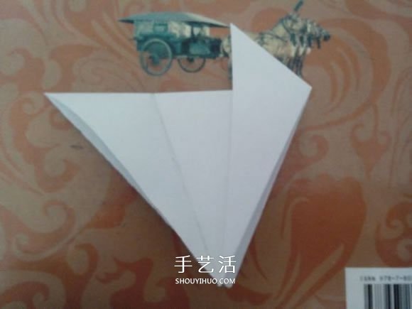 最简单元宝的叠法图解 怎么折纸元宝的方法(图7)