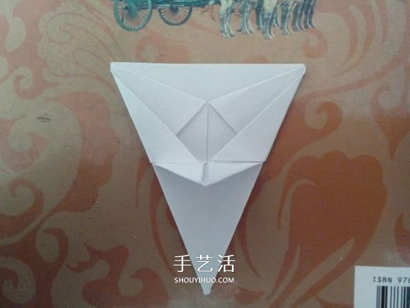 最简单元宝的叠法图解 怎么折纸元宝的方法(图11)