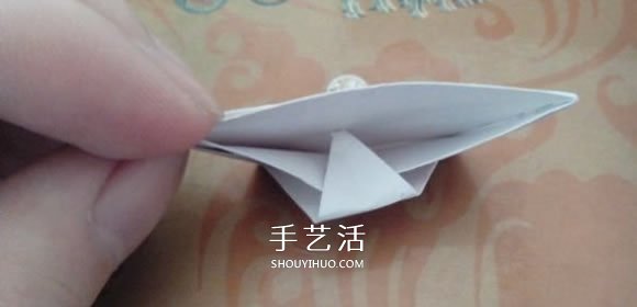 最简单元宝的叠法图解 怎么折纸元宝的方法(图13)
