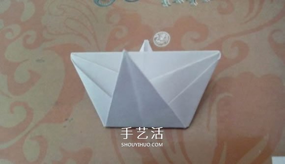 最简单元宝的叠法图解 怎么折纸元宝的方法(图12)