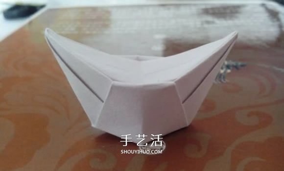 最简单元宝的叠法图解 怎么折纸元宝的方法(图16)