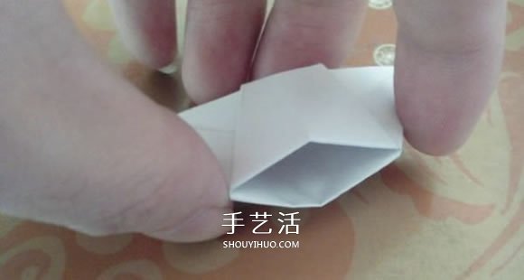 最简单元宝的叠法图解 怎么折纸元宝的方法(图15)