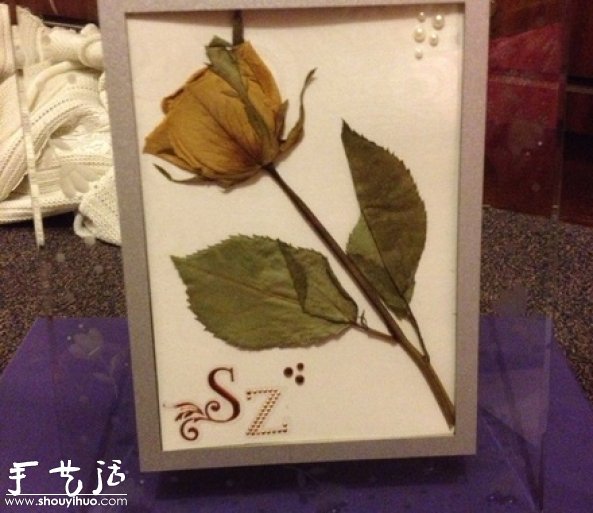 DIY干花裱框标本，干花裱框标本制作方法(图10)