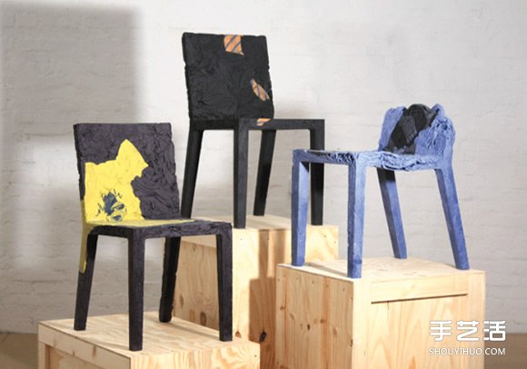 利用旧衣服制作椅子 用淘汰衣服做的椅子图片(图5)
