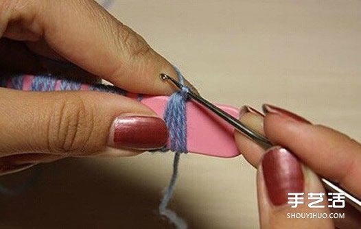 废弃的冰棒棍也能变成钩针编织的好用道具(图6)