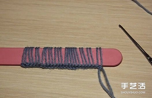 废弃的冰棒棍也能变成钩针编织的好用道具(图4)