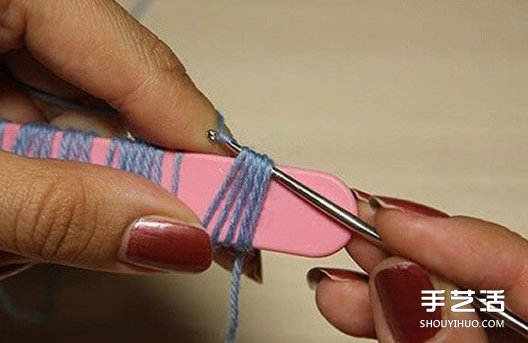 废弃的冰棒棍也能变成钩针编织的好用道具(图5)