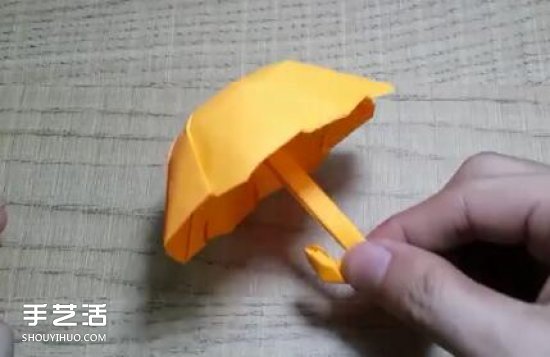 油纸伞折纸图解教程 折油纸伞的方法步骤(图15)