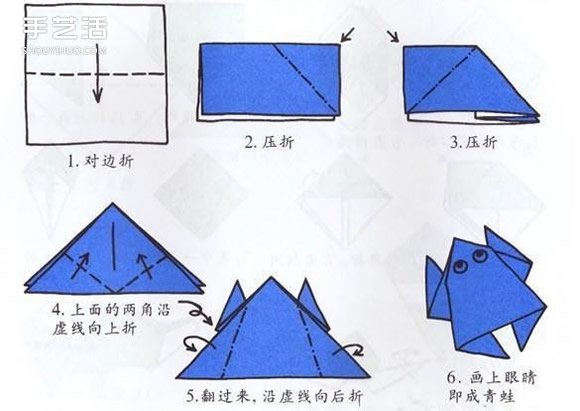 10个儿童手工折纸图解 简单幼儿折纸教程大全(图2)