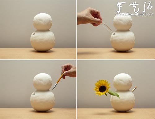 仿雪材料DIY的创意家居用品(图2)